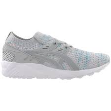 Asics women shoes running training sportstyle athletics gym patriot 12 black new. Asics Gel Kayano Trainer Knit Training Shoes Grey Mens Lace Up Athletic
