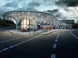 Bus Station Hamburg On Architizer Bus Station Train Station Architecture Bus Terminal