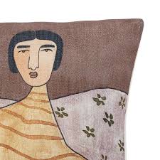 Almohada Zita Amarilla de Bloomingville