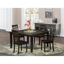 On one side of your new leaf, you'll leave the holes as is. Black 5 Piece Dining Chair Set With Leaf Table Chair Option Overstock 11967747