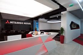 Office Tour Rolf Mitsubishi Importers Moscow Offices Office Reception Design Reception Desk Design Commercial Design