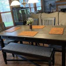 The kirkland double pedestal dining table is handcrafted from antique lumber. Tyler Creek Dining Table Ashley Furniture Homestore