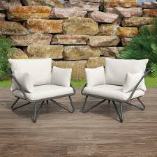 Teddi Patio Chair With Cushions Lounge Chair Outdoor Patio Lounge Chairs Patio Chairs