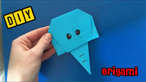 Origami Elefanten Falten Einfach Basteln Ideen Papier Sachen Ba In 2020 Origami Elefant Papier Falten Einfach Basteln Mit Papier