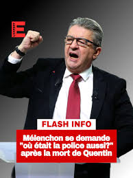 FLASH : La France insoumise est accusée par l'extrême-droite d'avoir une  grosse part de responsabilité dans la mort de Quentin, un jeune militant  nationaliste tué en marge d'une bagarre à Lyon la