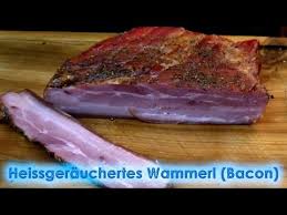 180 Heissgerauchertes Wammerl Bacon Bauch Aus Dem El Fuego Portland Gas Smoker Youtube Lebensmittel Essen Essen Und Trinken Kerntemperatur Fleisch