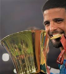 🤔 How far will SSC Napoli go in #UCL this season?⁣ ⁣ 🔵 Two-time Coppa  Italia winner Lorenzo Insigne 🏆🏆