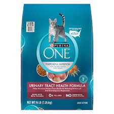 Purina One High Protein Dry Cat Food Urinary Tract Health Formula 16 Lb Bag Walmart Com Dry Cat Food Purina Cat Food