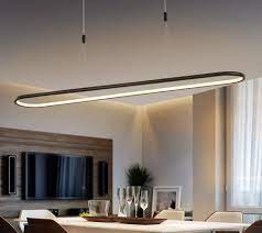 Royal Pearl Modern Linear Led Chandelier Lighting With Adjustable Hanging Light Black Amazon Com Black Hanging Lighting Led Chandelier Chandelier Lighting