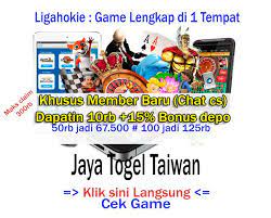 Jaya Togel Keluaran Taiwan