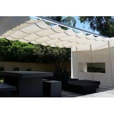 Pergolas in wood, metal and other materials. Pergolas Techadas Con Tela