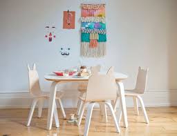 Playful Animal Chairs And Tables For Kids From Oeuf Kids Play Table Kids Furniture Sets Kids Table Chair Set