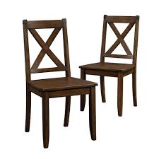 Sauder Carson Forge X Back Chair Dining Chairs Wooden Dining Chairs Chair