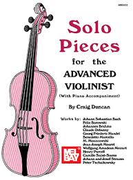 Solo Pieces For The Advanced Violinist Book Insert Mel