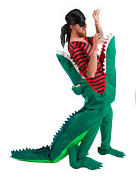 Costume Coccodrillo Mangia Pirata Adulto Questo Costume Da Coccodrillo Mangia Pirata Per Adulto Si Compone Di Costumi Divertenti Coccodrillo Idee Per Costumi