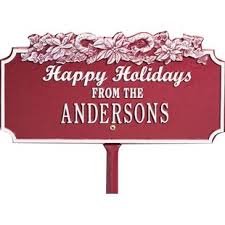 Holiday Signs Wayfair Choose from hundreds of fun, festive designs. happy holidays sign with candy canes