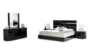 Modrest Ancona Italian Modern Black Queen Bedroom Set Vgacancona Set Blk Black Bedroom Sets Bedroom Set Bedroom Sets Queen
