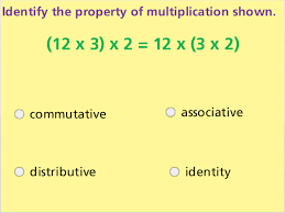 To solving equations and adding fractions. Properties Of Multiplication Math Test