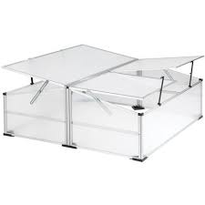 Costway Mini Serre De Jardin 100x53x71cm Vitrages Transparents En Polycarbonate Plateau Superieur Amovible Pour Jardin Balcon Porche Gt3476 En 2020 Mini Serre De Jardin Mini Serre Chassis Jardin