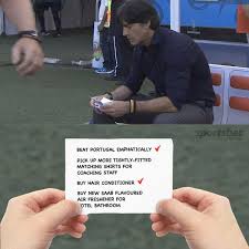 He is the head coach of the germany national team. Sportsbet Com Au On Twitter Joachim Loew Consults His To Do List Gerpor Worldcup Http T Co Tcxgf7zta1