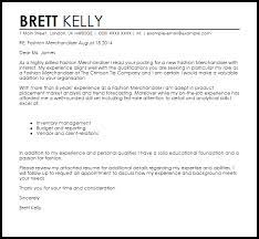 Professional designs to help you get the attention you need. Fashion Merchandiser Cover Letter Sample Cover Letter Templates Examples