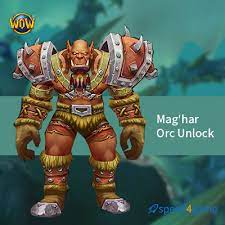 Or is this achievement not faction wide? Buy Mag Har Orc Unlock Wow Power Leveling Service Wow New Races Unlock Heritage Armor Speed4game