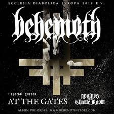 Careers at the european tour. Ecclesia Diabolica Evropa 2019 E V Behemoth European Headlining Tour With Guests At The Gates And Wolves In The Throne Room Messenoire