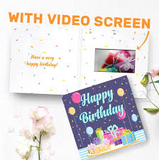 Make someone's day extra special with a personalized, printable birthday card you can send out or share online. Amazon Com Birthday Greeting Card With Video Screen Unique Birthday Card Personalized Birthday Card Happy Birthday Card Cute Birthday Card 00053 Office Products