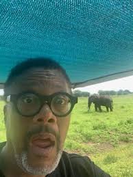 Took a safari in Tanzania today. I was very calm. Lol