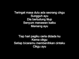 Namanya dikenal karena lagu lagunya yang hadir dengan tema sangat menyentuh seperti lagu berjudul ayah yang kami tuliskan liriknya berikut ini. Lirik Khalifah Cikgu Ayu Clear Version Flv Youtube