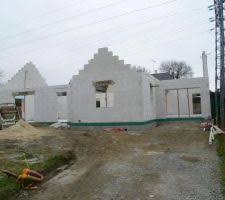 Construction D Une Maison Jubault Bbc Plein Pied A La Richardais Les Photos De La Construction La Richardais Construction Maison Maison