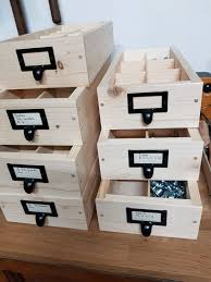 Diy Tiroirs De Layette Pour Ranger La Visserie Small Parts Drawers Rangement Atelier Rangement Diy