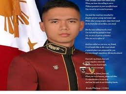 In loving memory of Police Inspector Mark Donald Mangune, a proud member of  PNPA Class 2012. He will always be remembered as a smart and jolly person.  A pride of his family,