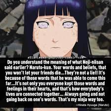 Do You Understand The Meaning Of What Neji Niisan Said Earlier Naruto Kun Your Words And Beliefs That You Won T Let Your F Naruto Facts Naruto Quotes Naruto