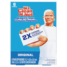 Magic eraser was dark gray! Mr Clean Mr Clean Magic Eraser Original Pack Of 6 Erasers 80316956 Rona