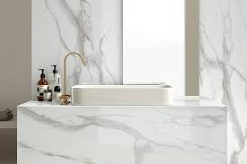 Reclaimed wood plank natural vinyl peel & stick wallpaper roll (covers 30.75 sq. Modern Marble Effect Bathroom Elegance And Performance Infinity The Engineered Surface