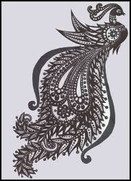 What does a peacock feather tattoo on a woman mean? Tribal Peacock Peacock Tattoo Pattern Tattoo Elephant Tattoos