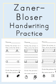 Zaner Bloser Handwriting With Student Reference Sheet Teaching Letters Letter Formation Letter Formation Practice