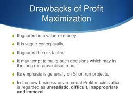 Profit Maximization Vs Wealth Maximization
