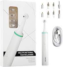 Amazon.com: LINKYCARE 電動磨牙機,家用電動牙結石去除器,附8 個替換頭和3 種可調式模式,牙齒牙菌斑去除劑,牙齒清潔工具:  健康與家庭