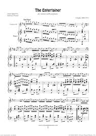 The entertainer easy favorite piano sheet pdf download minstrel. Joplin The Entertainer Sheet Music For Clarinet And Piano Pdf