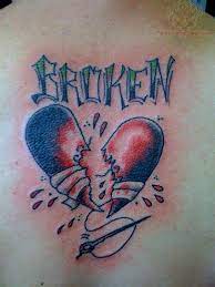 Break Heart Tattoo Broken Heart Tattoo Designs Broken Heart Tattoo Broken Tattoo