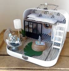 Modern Studio Case For 12 Cm Dolls Maison De Ad 1 Mallette De Studio Moderne Pour Poupees De 1 En 2020 Meubles Maison De Poupee Maison De Poupee Studio Moderne