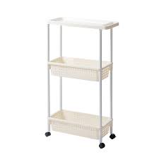 2.5 out of 5 stars with 2 ratings. 3 Tier Mobile Shelving Unit Organizer Narrow Home Slide Out Tower Slim Kitchen Storage Racks With Three Basket Buy Kitchen Rack Kitchen Storage Racks Slim Storage Rack Product On Alibaba Com