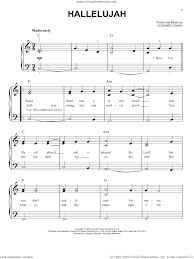 Hallelujah piano tutorial for beginners. Hallelujah Easy Piano Sheet Music Free Pdf Music Sheet Collection