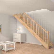 Cahiers, papiers, blocs, beaux arts, loisirs créatifs, home déco, papiers. Escalier Droit Sur Mesure En Bois Pas Cher A Installer Soi Meme Oeba