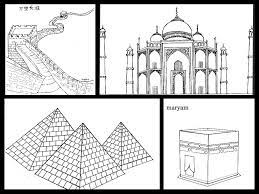 Search through 52646 colorings, dot to dots, tutorials and silhouettes. World Wonders Coloring Pages Coloring Home
