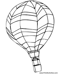 Hot Air Balloon Color Page Hot Air Balloons Art Hot Air Balloon Air Balloon