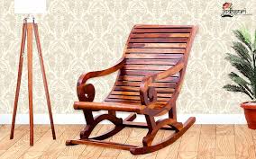 Wooden Rocking Chair In Bangalore In 2020 Wooden Rocking Chairs Sheesham Wood Furniture Furniture