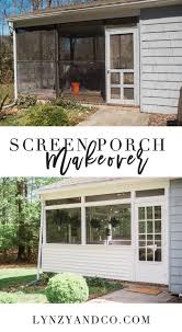 Whether you are looking ideas for a small front porch for a small house, ideas for a ranch style home or railing, furniture or planter ideas there is a good chance that you will find some inspiration from the following 27 photos. Screen Porch Ideas Makeover Lynzy Co